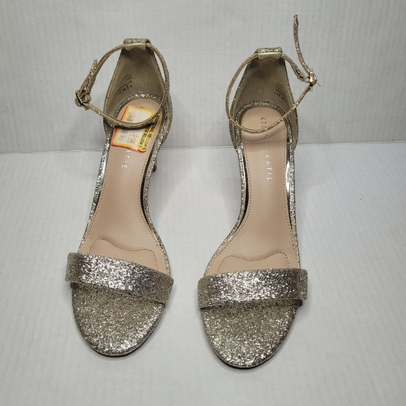Kelly & Katie Shoes - Kelly and Katie Glittering Kirstie Women’s Heels Ankle Strap 7.5 Classic Event